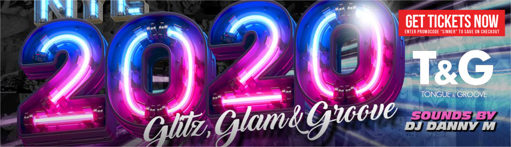 Discount Tickets for Glitz, Glam & Groove - New Year's Eve at Tongue & Groove LIVE at Tongue & Groove