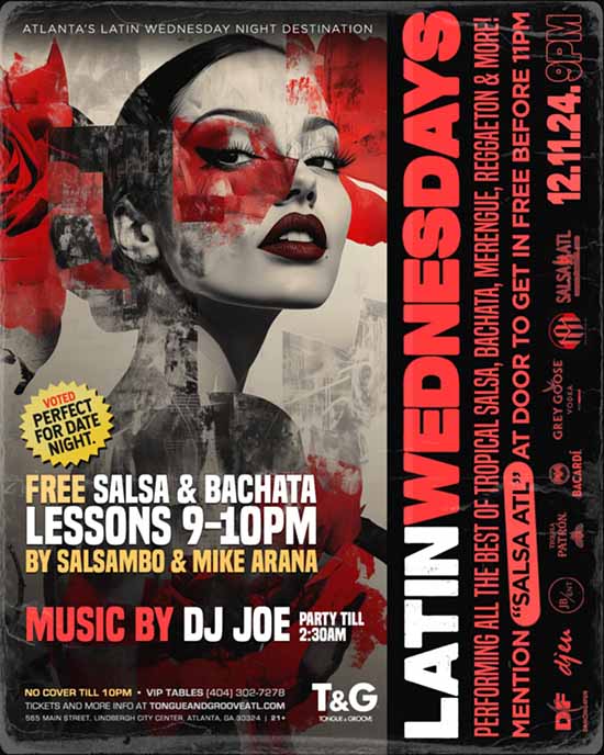 Latin Wednesdays • Tongue & Groove