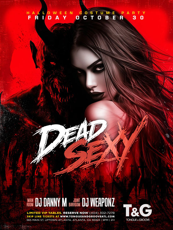 Dead Sexy • Friday, October 30th