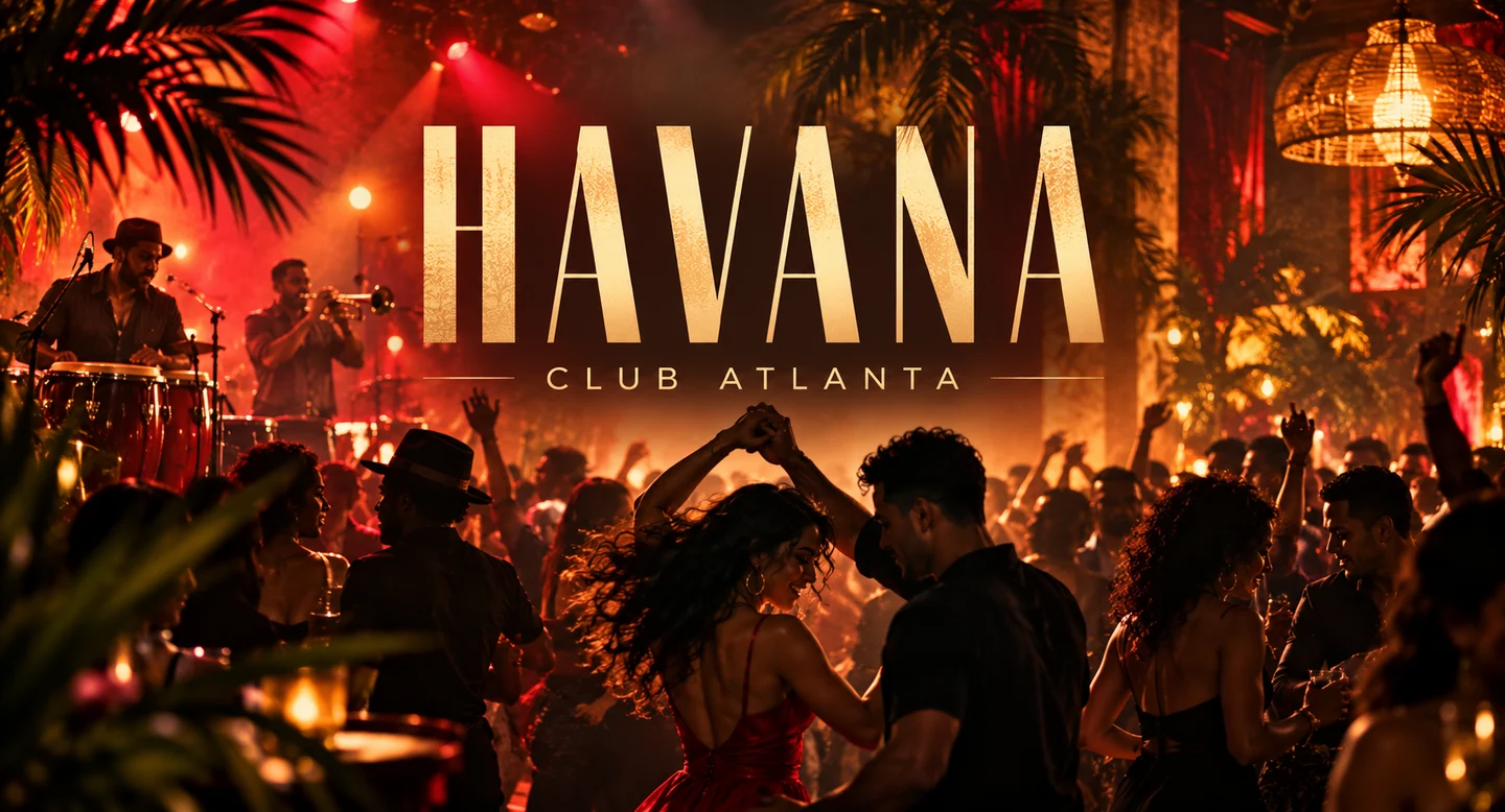 Generated nightlife artwork for Havana Club ATL